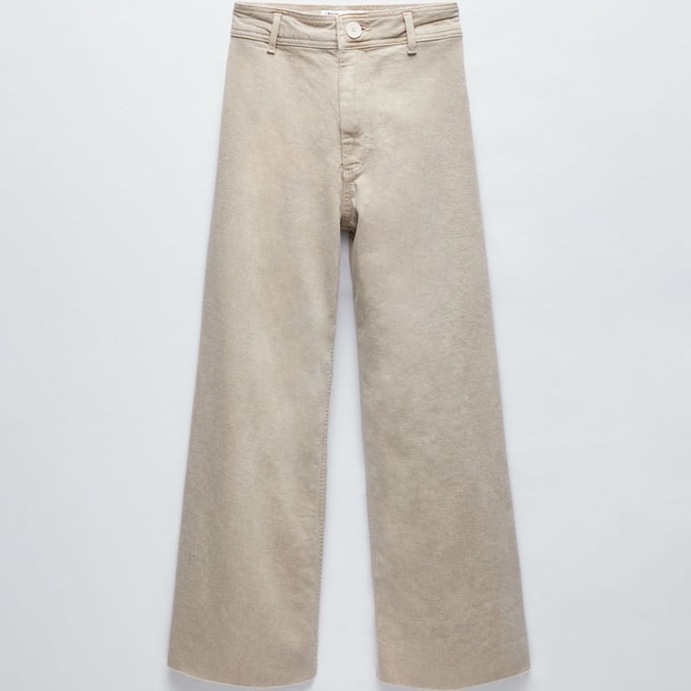 Zara Marine Straight Jeans, Aged in Stone